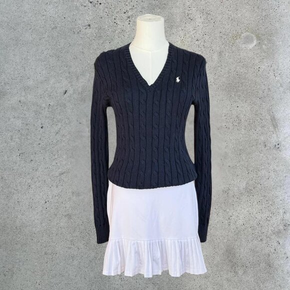 Navy blue ralph lauren sweater - Picture 2 of 7